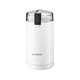 Bosch Hogar Molinillo de café eléctrico, Color Blanco, 180 W