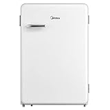 Midea - Mini Frigorífico con Congelador Vintage - Capacidad 100 L Frigorifico +...