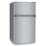 INFINITON Frigorífico FG-203X Table Top - INOX, A+/F, 85 litros, 2 Puertas, Luz...