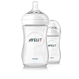 Philips Avent SCF033/27, Biberón Natural, Transparente, 2 x 260 ml