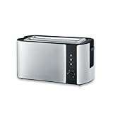 SEVERIN Tostadora automática de ranura larga, tostador ancho con soporte para...