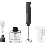 AEG HB4-1-6GG Batidora de Mano + Accesorios, Potencia 600W, 10 Velocidades,...