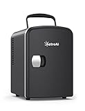 AstroAI Mini Refrigerador, Mini Nevera Portátil para el Skincare 4L 6 Latas de...