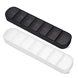 GRADENEVE Organizador De Medicamentos Semanal Portátil Contenedor De Diarias De...