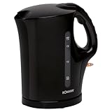 Bomann WK 5011 CB Tetera eléctrica (2000W, 50 Hz, 230V) Negro, 2000 W, 1.7...