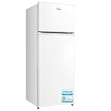 MIDEA Frigorífico 2 puertas pequeño 143 alto x 55 cm ancho con Capacidad 204L...