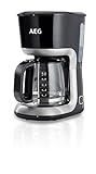 AEG KF3300 Cafetera de Goteo de 12 Tazas, Jarra de Cristal con Indicador de...