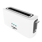 Cecotec Tostadora Toast&Taste 10000 Extra White. 980 W, Ranura larga extraancha,...