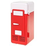 ThreeH Mini refrigerador del USB Refrigerador Bebidas Latas Refrigerador más...