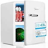 MIDEA Nevera pequeña 43L bajo consumo sin congelador - Mini bar frigorífico...