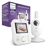 Philips AVENT SCD833/26 - Vigilabebés con vídeo (Pantalla a Color de 2,7...