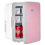 VEVOR Mini Nevera Pequeña Portátil 220V/12V 48W 10L Mini Refrigerador Compacto...