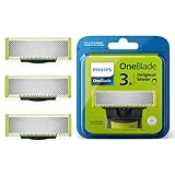 Cuchillas de repuesto Philips OneBlade originales, para afeitadora eléctrica y...