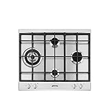 SMEG P261XGH, Placa de gas SELEZIONE, Stainless steel