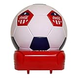 Coca-Cola - Mini nevera de pelota de fútbol, 5 latas con apertura oculta,...