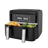 Cecotec Freidora sin Aceite 9 L de Aire Caliente Cecofry Advance Double. 2850 W,...
