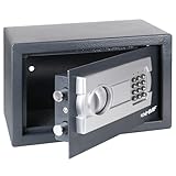 HMF 4612112 Caja fuerte cerradura electrónica 31 x 20 x 20 cm, antracita