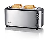 Severin Tostadora automática, tostador con dos ranuras y soporte para...