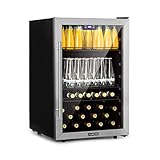 KLARSTEIN Nevera Electrica 147L con Puerta de Cristal para Habitaciones -...