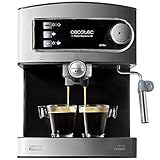 Cecotec Cafetera Express Manual Power Espresso 20. 850 W, Presión 20 Bares,...
