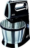 AEG SM3300 - Batidora Amasadora de Varillas con Bol - Serie 3, 350W, 5...
