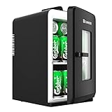 Cumeod Nevera Pequeña, 15L Mini Nevera Portátil 12V DC/ 220V AC para...