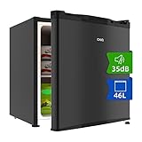 CHiQ Frigorífico minibar de 46 L, mininevera, 49,6 x 47,4 x 44,7 cm (HxWxD),...