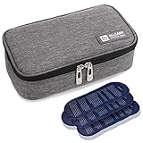 ALLCAMP Bolsa diabética Enfriador de insulina Bolsa Bolsa de jeringas para la...