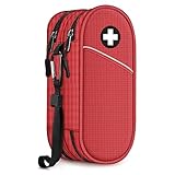 SITHON Epipen Bolsa de Viaje Doble Capa, Portátil Medicamentos Estuche de...