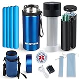 SECRTESBOX Nevera Insulina de Viaje 2-8℃, 52H Enfriador Portátil de Viaje...