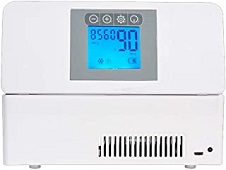 con este mini refrigerador portátil blancon con gran pantalla LCD iluminada en azul es la mejor opción de nevera para insulina