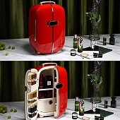 mini refrigerador para cosmeticos