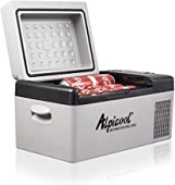 mini nevera con puerta de cristal