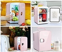 mini nevera con dispensador de agua