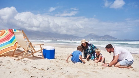 mini nevera de playa