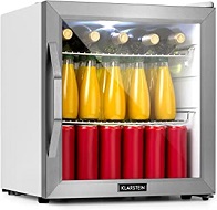 minibar con puerta de vidrio