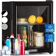 minibar con puerta de vidrio