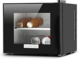 minibar con puerta de vidrio