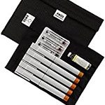 bolsa para guardar insulina negra con capacidad de 5 plumas