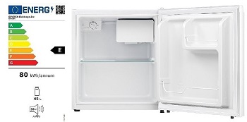 Clase de Eficiencia Energética E, 40 dB (A), Rango de Temperatura 8-0°C, Blanco, KB 8884 [Clase de eficiencia energética E]